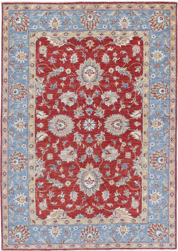 Hand Knotted Ziegler Farhan Wool Rug 5' 7" x 8' 0" - No. AT81286