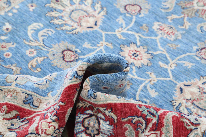 Afghan Ziegler Farhan Rug 5' 7" x 7' 9" Hand-Knotted | No. AT76983
