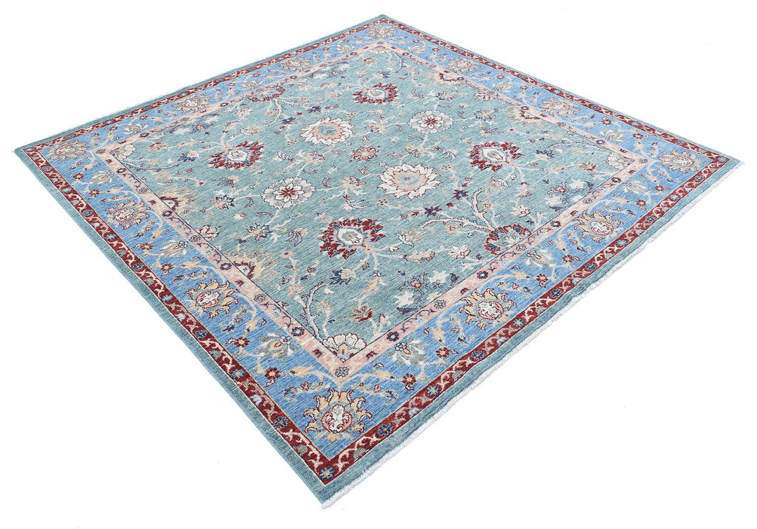 Hand Knotted Ziegler Farhan Wool Rug 6' 4" x 6' 3" - No. AT69659