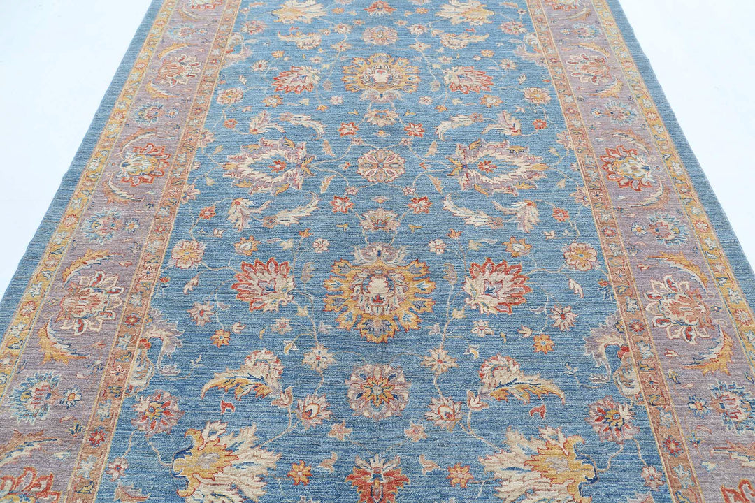 Afghan Ziegler Farhan Rug 6' 7" x 10' 1" Hand-Knotted | No. AT55372