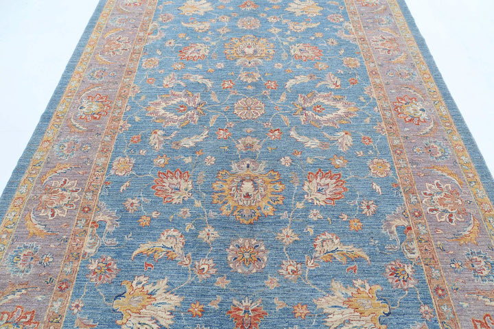 Afghan Ziegler Farhan Rug 6' 7" x 10' 1" Hand-Knotted | No. AT55372