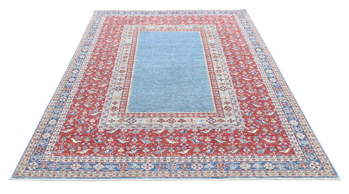 Afghan Ziegler Farhan Rug 5' 8" x 8' 3" Hand-Knotted | No. AT78278