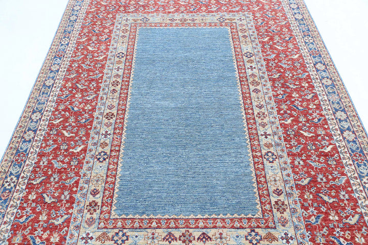 Afghan Ziegler Farhan Rug 5' 8" x 8' 3" Hand-Knotted | No. AT78278