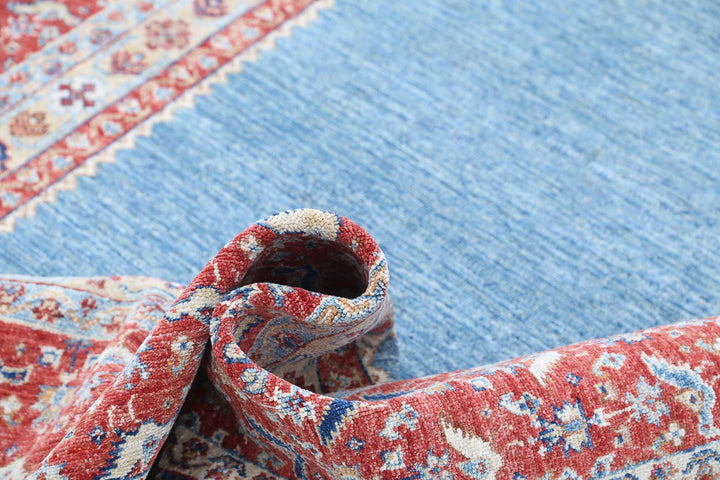 Afghan Ziegler Farhan Rug 5' 8" x 8' 3" Hand-Knotted | No. AT78278