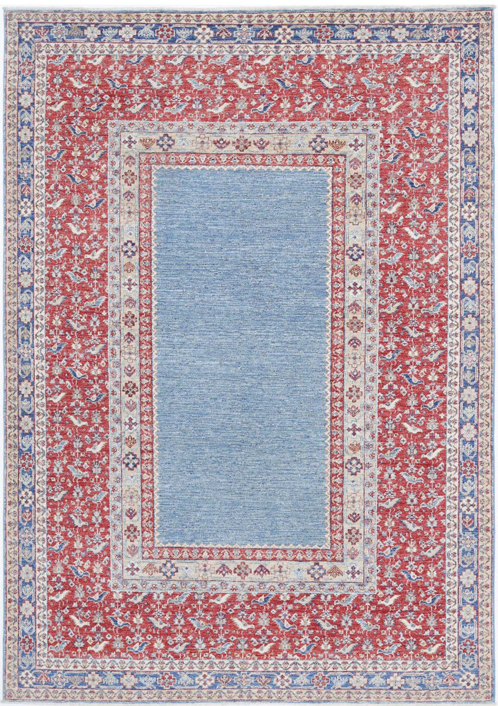 Afghan Ziegler Farhan Rug 5' 8" x 8' 3" Hand-Knotted