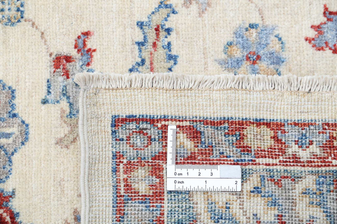 Afghan Ziegler Farhan Rug 5'6" x 7'10" Hand-Knotted | No. AT54835