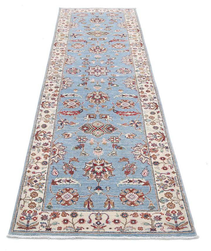 Afghan Ziegler Farhan Rug 2' 8" x 9' 9" Hand-Knotted | No. AT67618