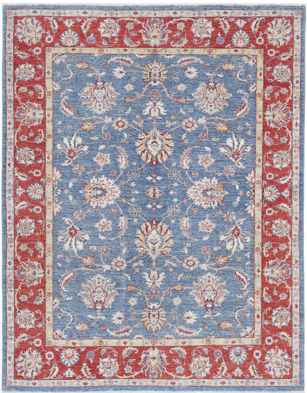 Hand Knotted Ziegler Farhan Wool Rug 5' 1" x 6' 5" - No. AT38418