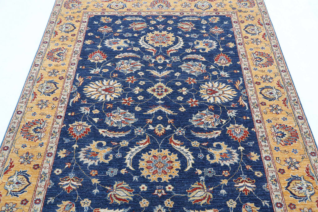 Afghan Ziegler Farhan Rug 4'11" x 6'0" Hand-Knotted | No. AT42241
