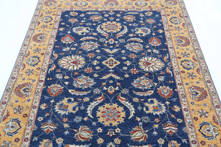 Afghan Ziegler Farhan Rug 4'11" x 6'0" Hand-Knotted | No. AT42241