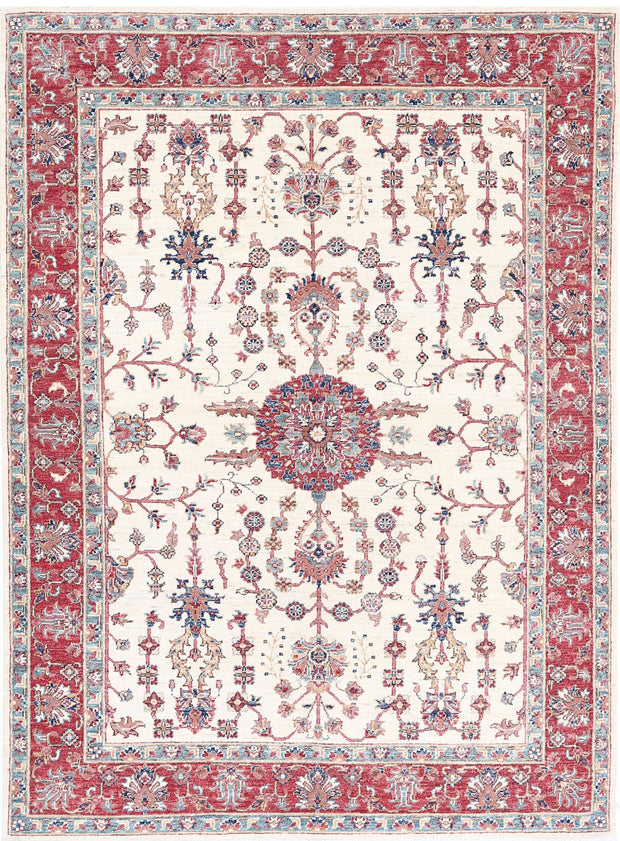 Hand Knotted Ziegler Farhan Wool Rug 4' 10" x 6' 5" - No. AT45840