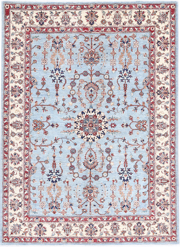 Hand Knotted Ziegler Farhan Wool Rug 4' 10" x 6' 6" - No. AT26192