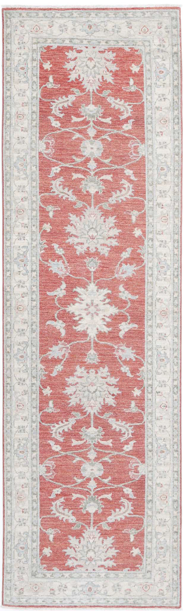 Afghan Ziegler Farhan Rug 2' 8" x 9' 7" Hand-Knotted