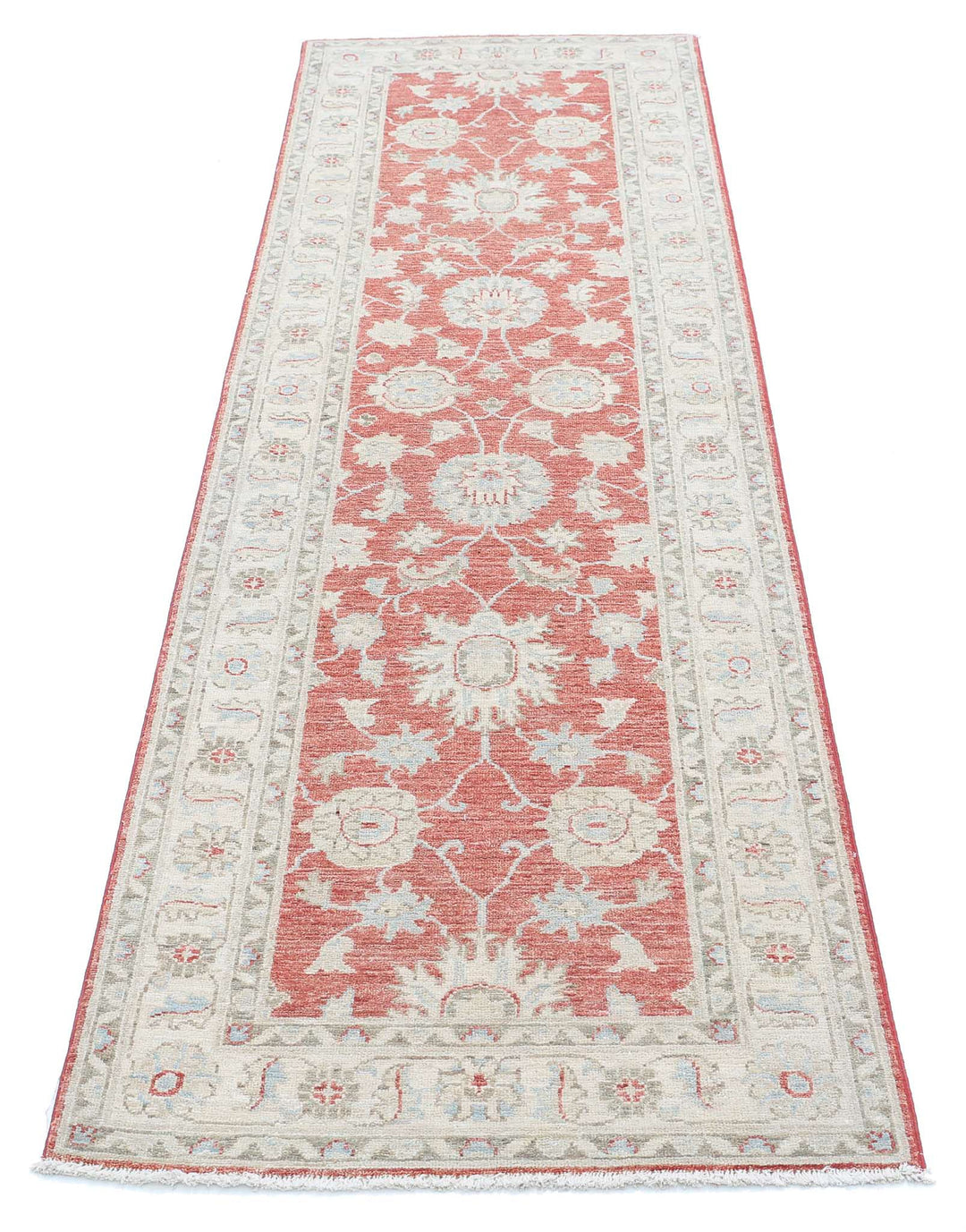 Afghan Ziegler Rug 2' 5" x 8' 0" Hand-Knotted | No. AT37901
