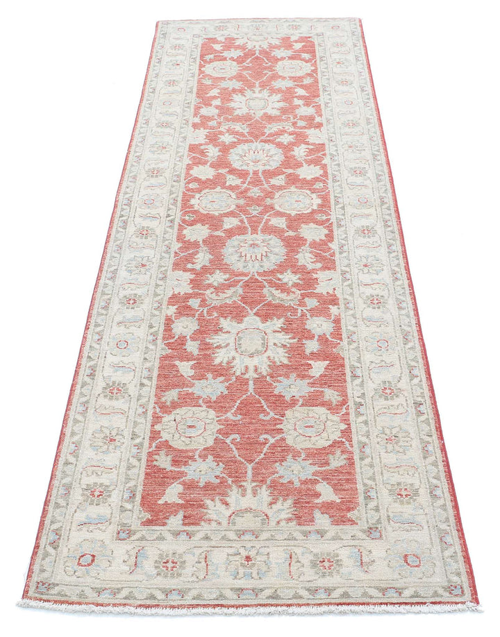 Afghan Ziegler Rug 2' 5" x 8' 0" Hand-Knotted | No. AT37901