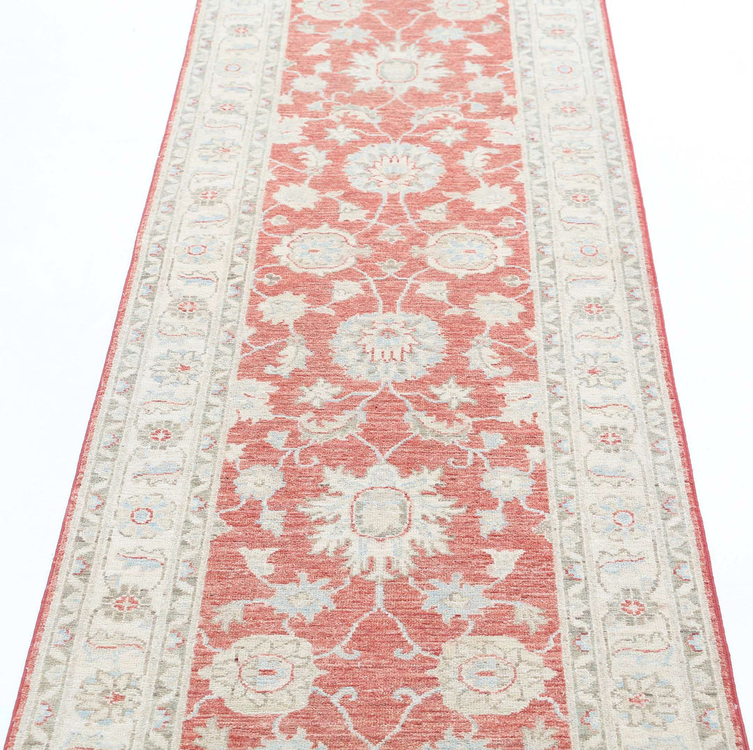 Afghan Ziegler Rug 2' 5" x 8' 0" Hand-Knotted | No. AT37901