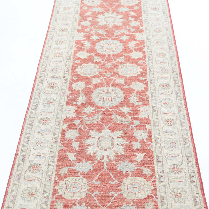 Afghan Ziegler Rug 2' 5" x 8' 0" Hand-Knotted | No. AT37901