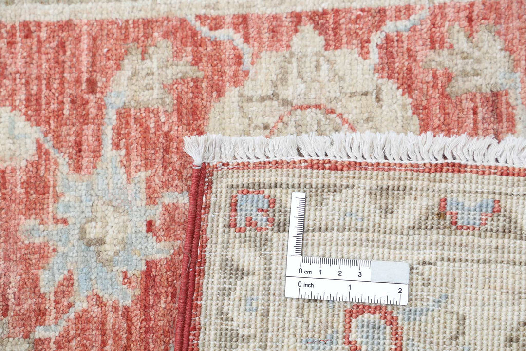 Afghan Ziegler Rug 2' 5" x 8' 0" Hand-Knotted | No. AT37901
