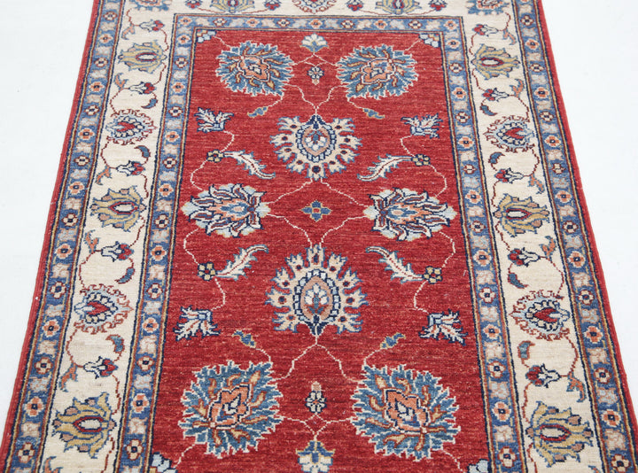 Afghan Ziegler Farhan Rug 2' 9" x 4' 3" Hand-Knotted | No. AT15850