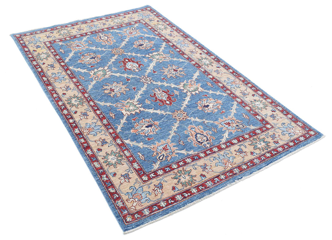 Afghan Ziegler Farhan Rug 3' 10" x 6' 0" Hand-Knotted | No. AT78057
