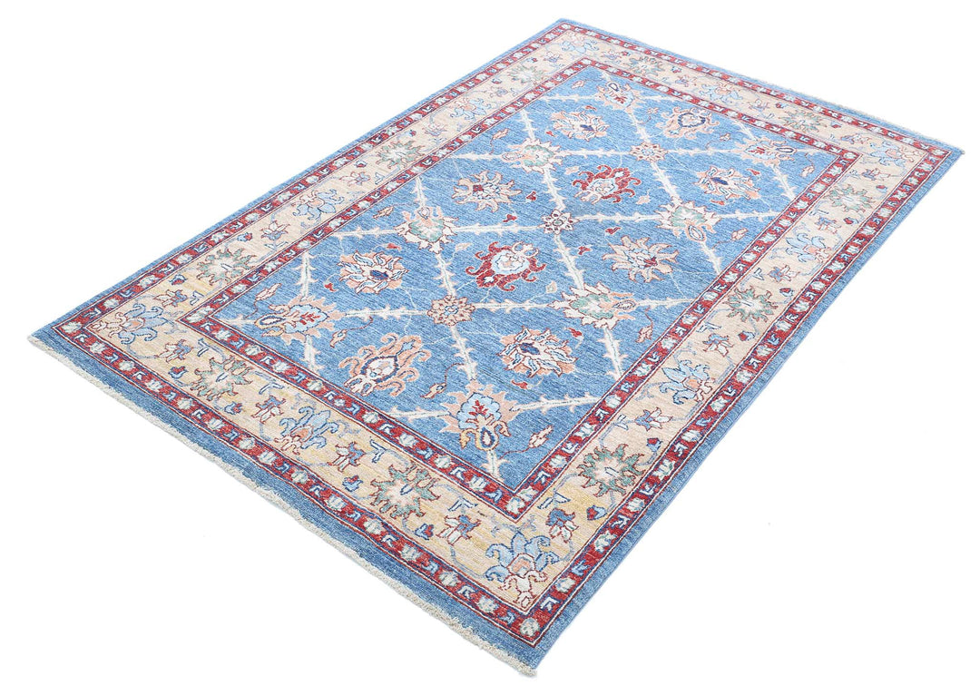 Afghan Ziegler Farhan Rug 3' 10" x 6' 0" Hand-Knotted | No. AT78057