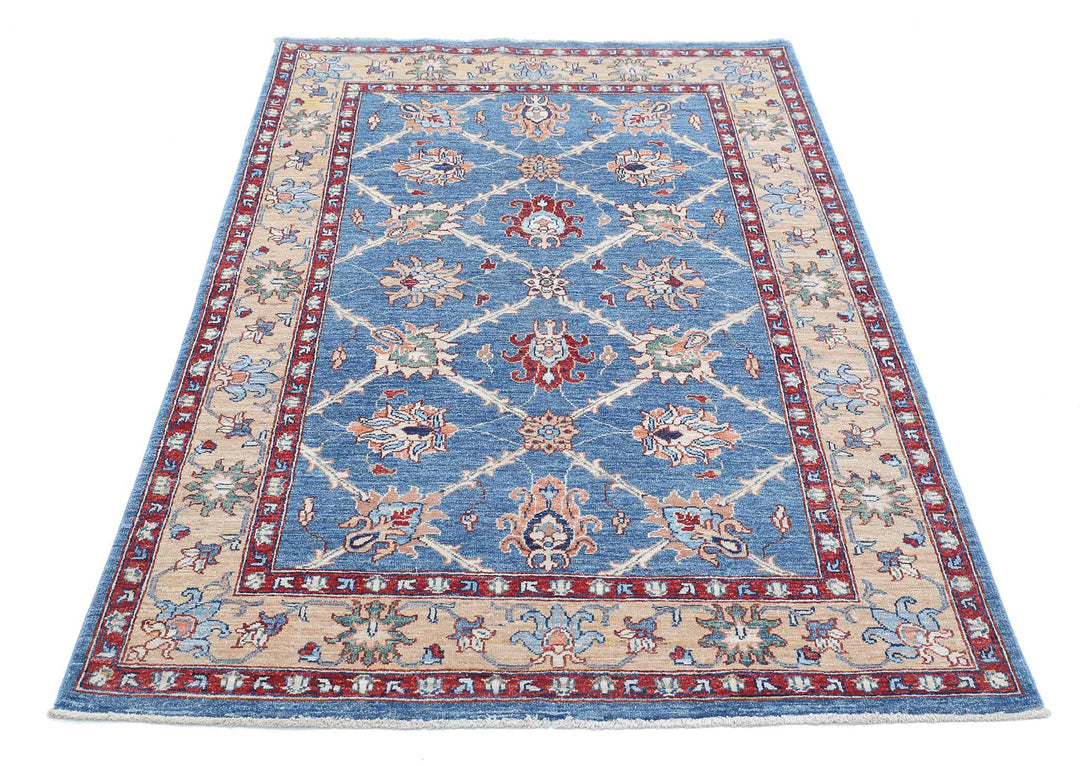 Afghan Ziegler Farhan Rug 3' 10" x 6' 0" Hand-Knotted | No. AT78057