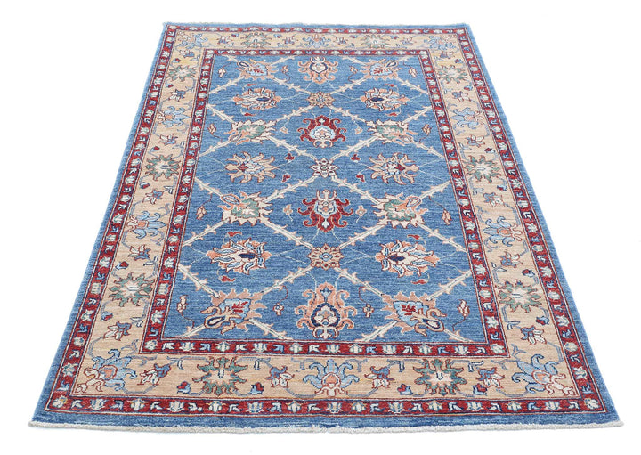 Afghan Ziegler Farhan Rug 3' 10" x 6' 0" Hand-Knotted | No. AT78057