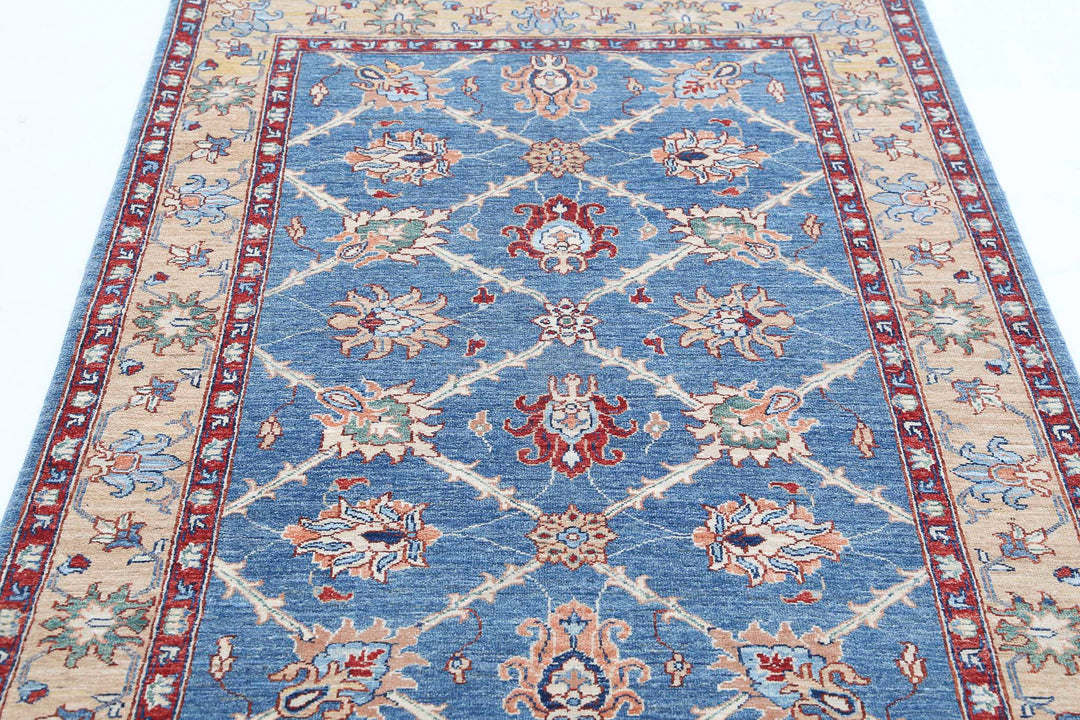 Afghan Ziegler Farhan Rug 3' 10" x 6' 0" Hand-Knotted | No. AT78057
