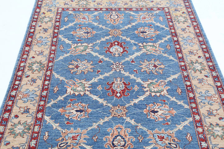 Afghan Ziegler Farhan Rug 3' 10" x 6' 0" Hand-Knotted | No. AT78057