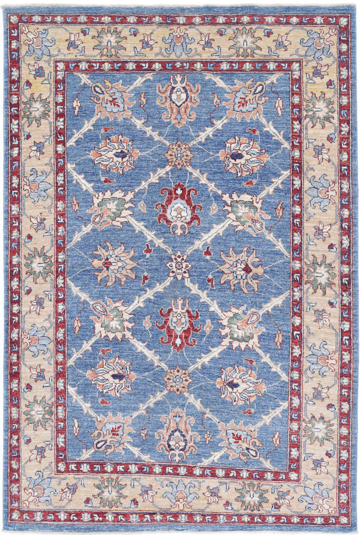 Afghan Ziegler Farhan Rug 3' 10" x 6' 0" Hand-Knotted
