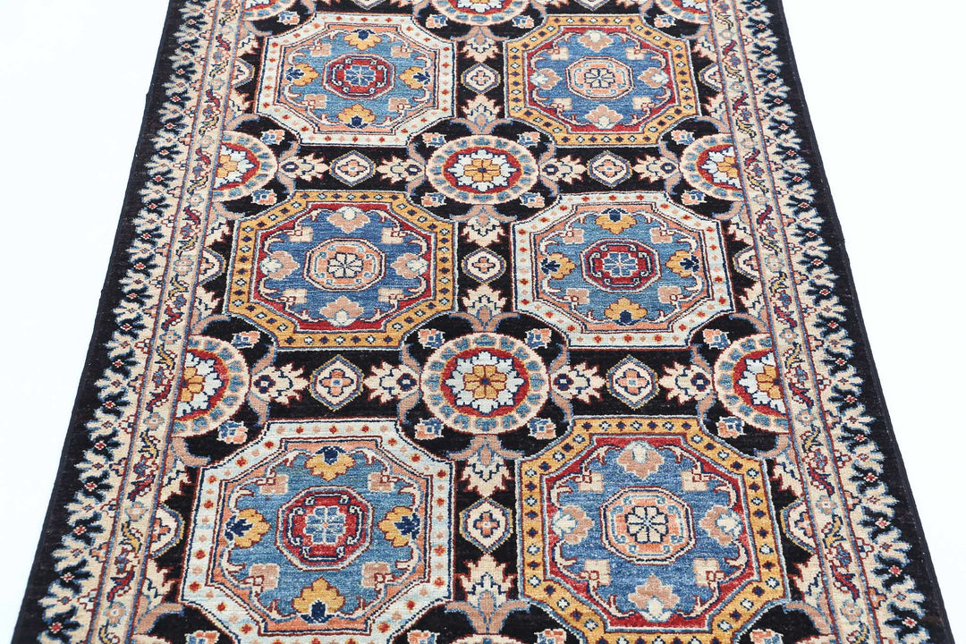 Afghan Ziegler Rug 3' 2" x 4' 8" Hand-Knotted | No. AT99735