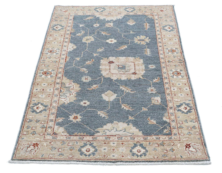 Afghan Ziegler Rug 3' 0" x 5' 0" Hand-Knotted | No. AT61106