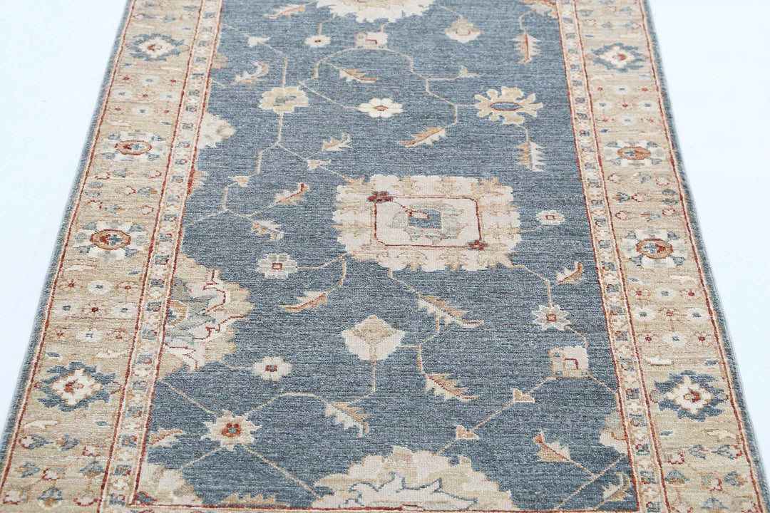 Afghan Ziegler Rug 3' 0" x 5' 0" Hand-Knotted | No. AT61106