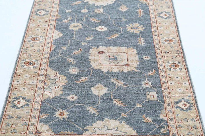 Afghan Ziegler Rug 3' 0" x 5' 0" Hand-Knotted | No. AT61106