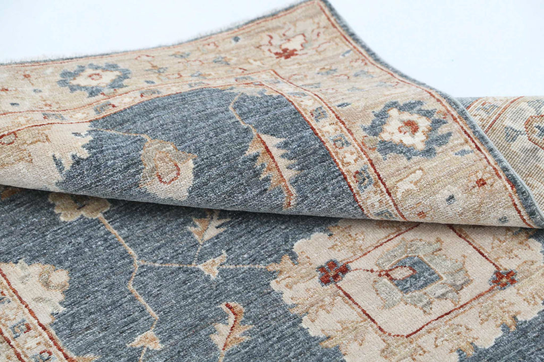 Afghan Ziegler Rug 3' 0" x 5' 0" Hand-Knotted | No. AT61106