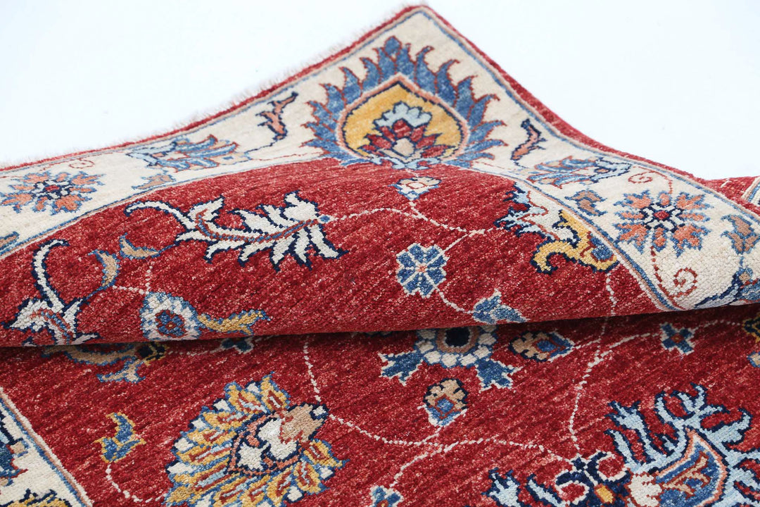 Afghan Ziegler Rug 2' 10" x 4' 2" Hand-Knotted | No. AT61610