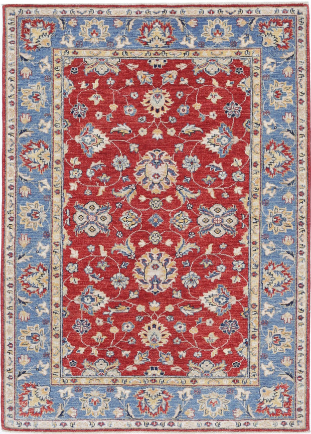 Hand Knotted Ziegler Farhan Wool Rug 3' 9" x 5' 6" - No. AT18350