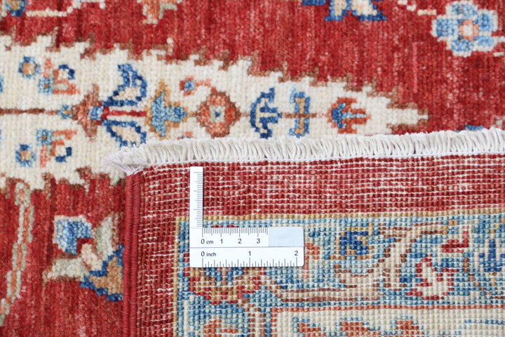 Afghan Ziegler Rug 6' 7" x 10' 5" Hand-Knotted | No. AT86985