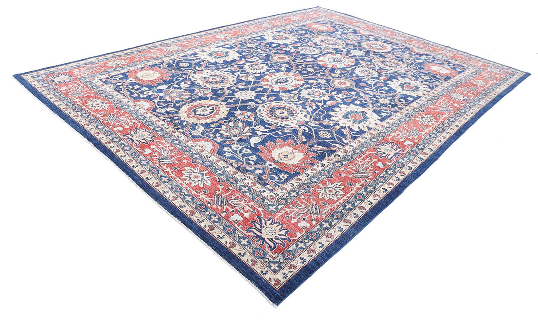 Afghan Ziegler Farhan Rug 9' 10" x 13' 9" Hand-Knotted | No. AT80472