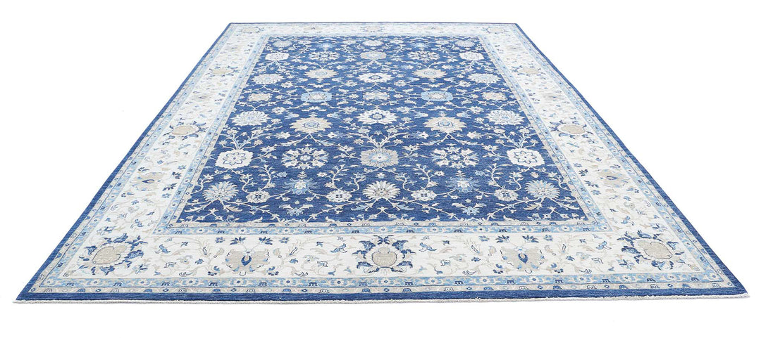 Afghan Ziegler Farhan Rug 9' 11" x 13' 5" Hand-Knotted | No. AT98148