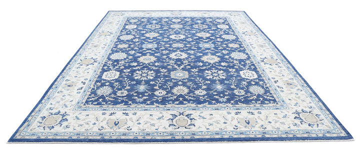 Afghan Ziegler Farhan Rug 9' 11" x 13' 5" Hand-Knotted | No. AT98148