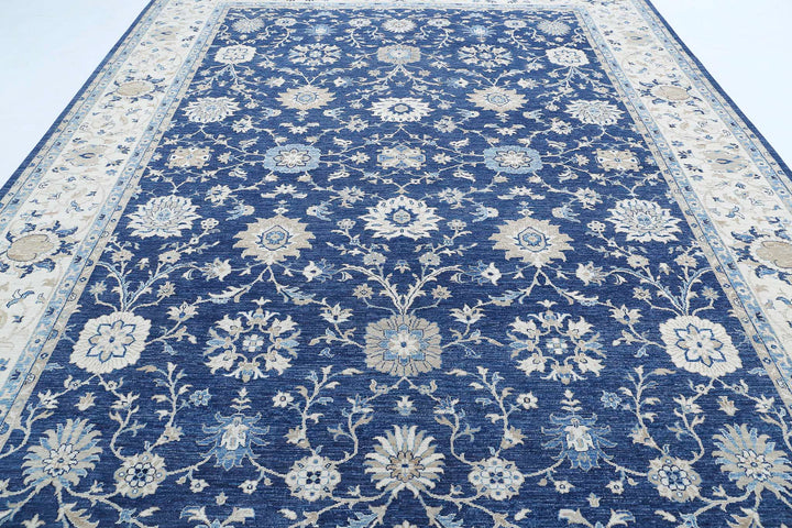 Afghan Ziegler Farhan Rug 9' 11" x 13' 5" Hand-Knotted | No. AT98148