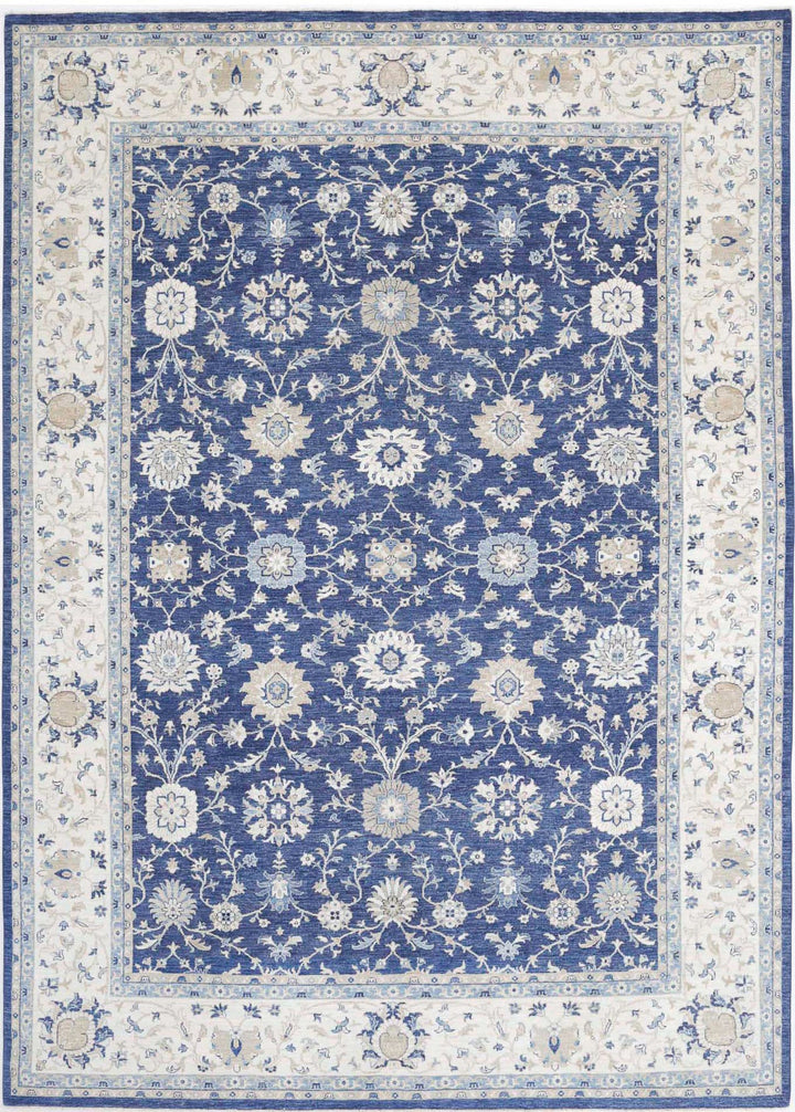 Afghan Ziegler Farhan Rug 9' 11" x 13' 5" Hand-Knotted