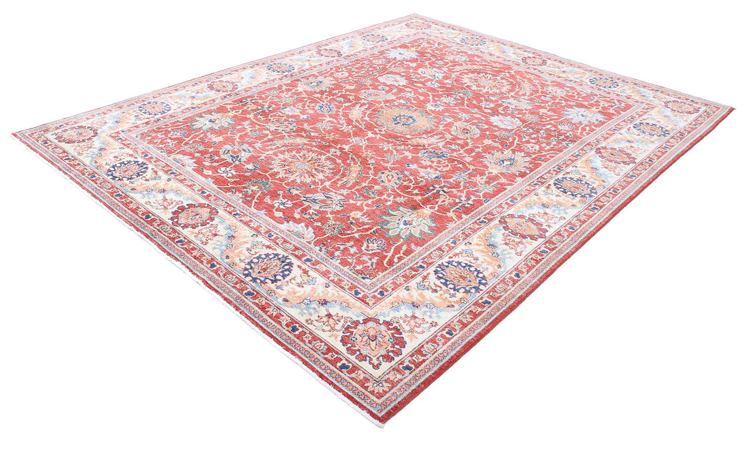 Afghan Ziegler Farhan Rug 8' 0" x 10' 4" Hand-Knotted | No. AT97481