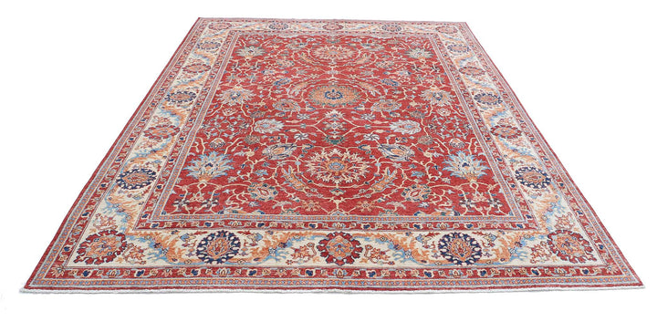 Afghan Ziegler Farhan Rug 8' 0" x 10' 4" Hand-Knotted | No. AT97481