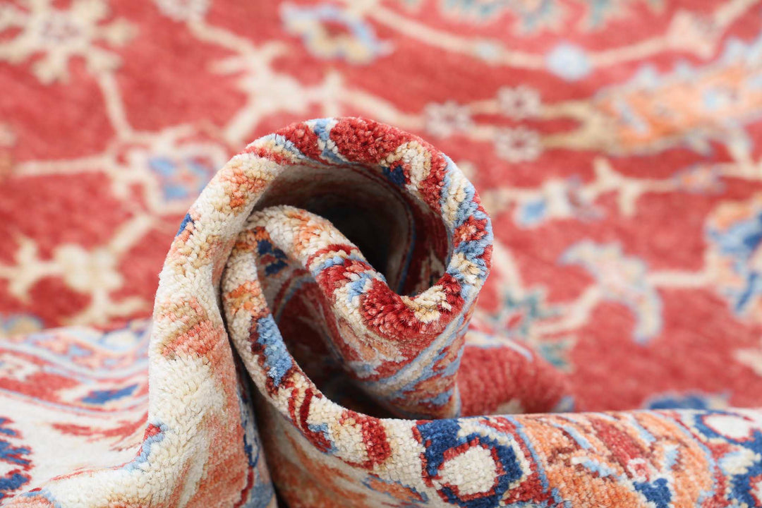 Afghan Ziegler Farhan Rug 8' 0" x 10' 4" Hand-Knotted | No. AT97481