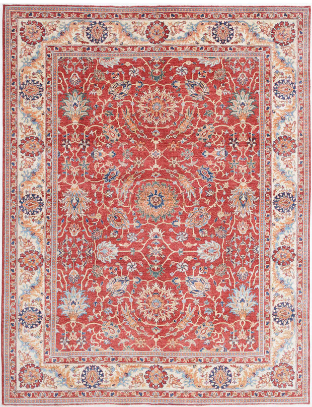 Hand Knotted Ziegler Farhan Wool Rug 8' 0" x 10' 4" - No. AT97481