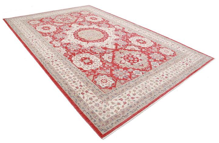 Hand Knotted Ziegler Farhan Wool Rug 8' 3" x 12' 4" - No. AT53574