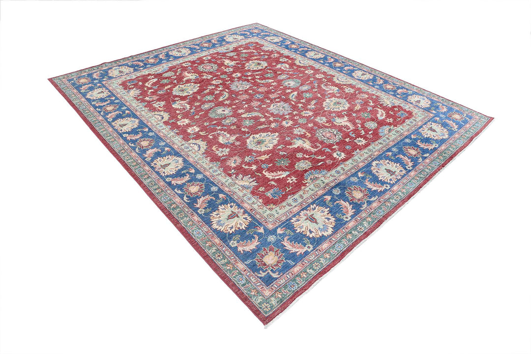 Hand Knotted Ziegler Farhan Wool Rug 8' 1" x 9' 6" - No. AT80810