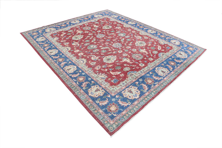 Hand Knotted Ziegler Farhan Wool Rug 8' 1" x 9' 6" - No. AT80810